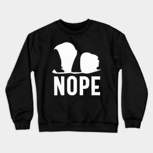 Nope Panda Crewneck Sweatshirt